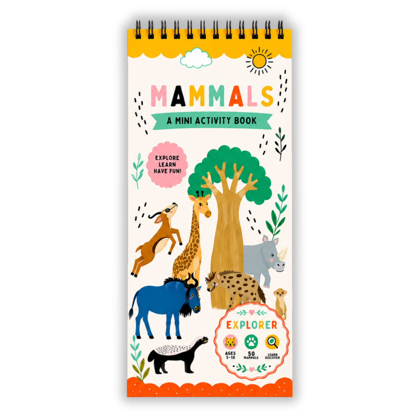 Safari Mammals Mini Activity Book