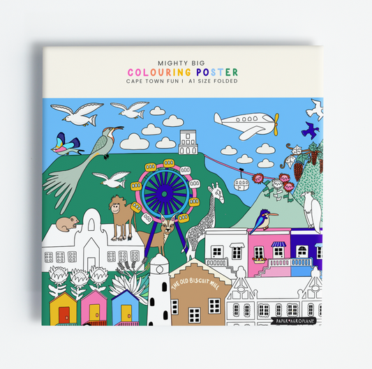 Cape Town Mighty Big Colouring Poster