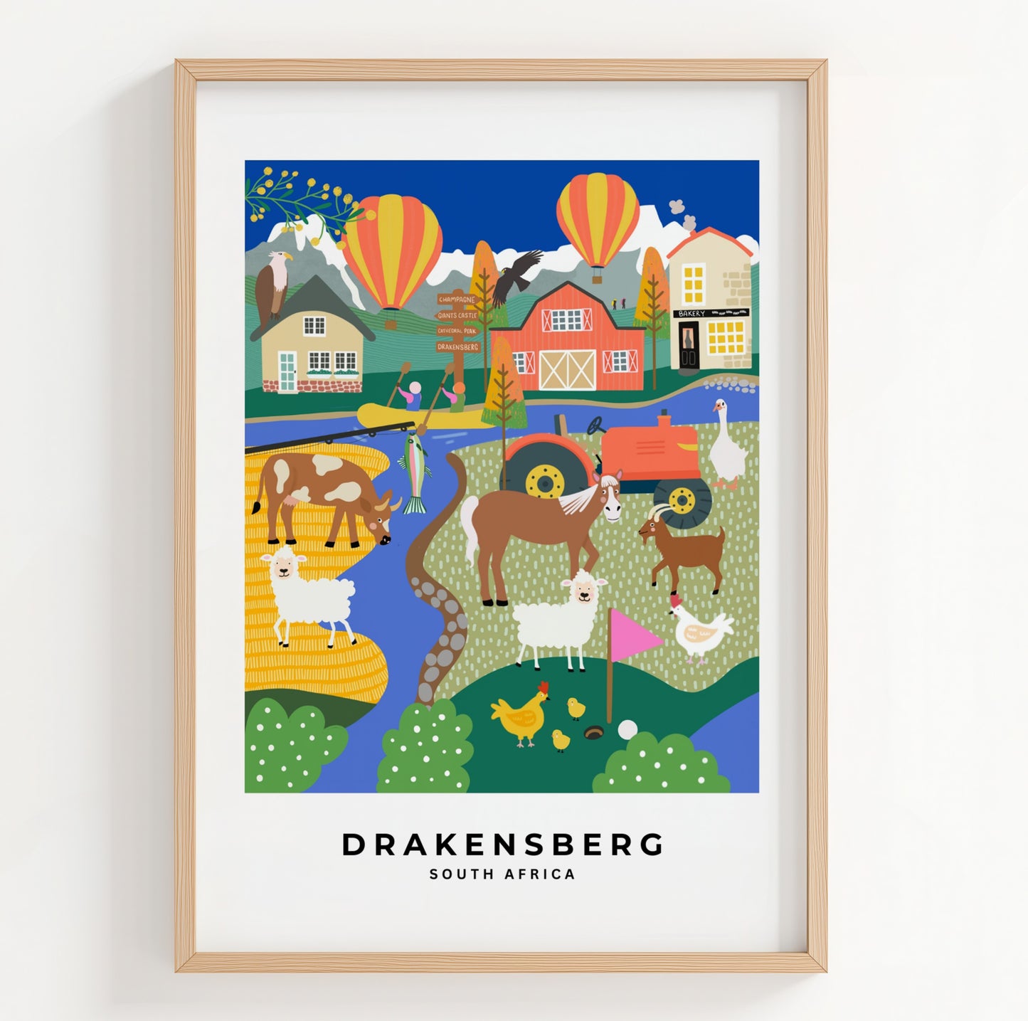 Drakensberg Art Print (A3 Unframed)