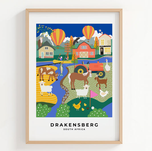 Drakensberg Art Print (A3 Unframed)