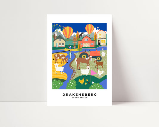 Drakensberg Art Print (A3 Unframed)