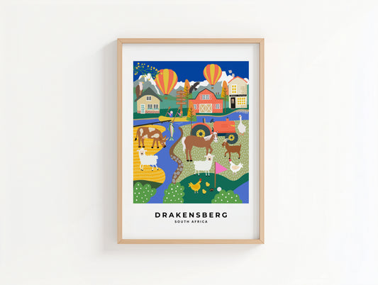Drakensberg Art Print (A3 Unframed)