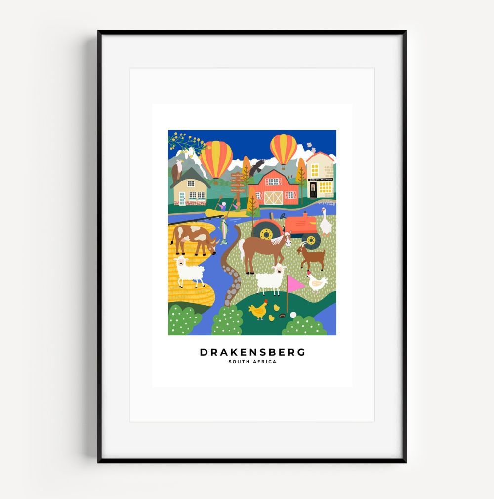 Drakensberg Art Print (A3 Unframed)