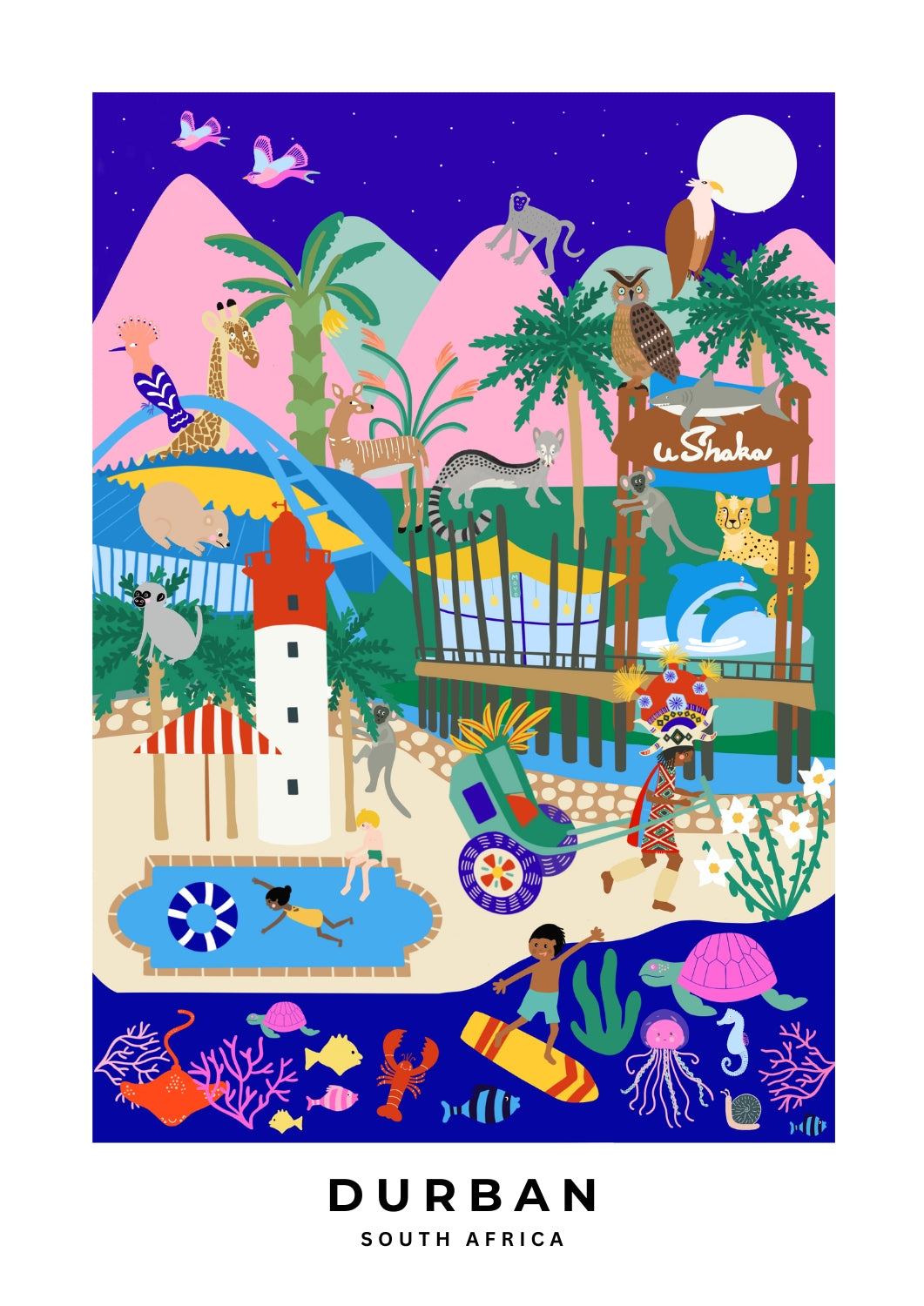 Durban Print (Unframed A3)