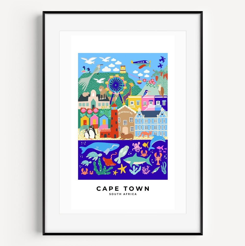Cape Town Print (A3 Unframed)