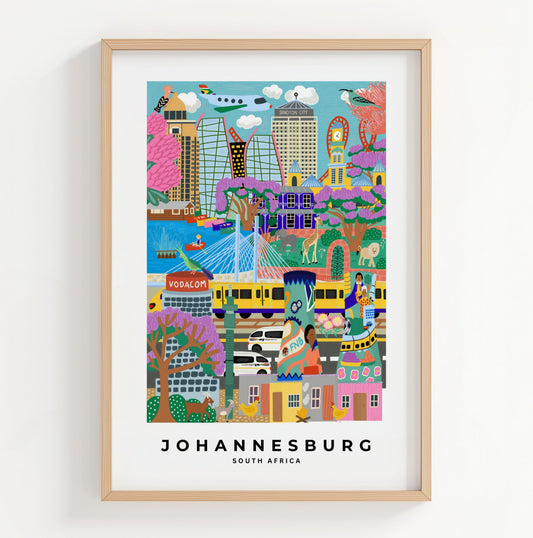 Johannesburg Print (A3 unframed)