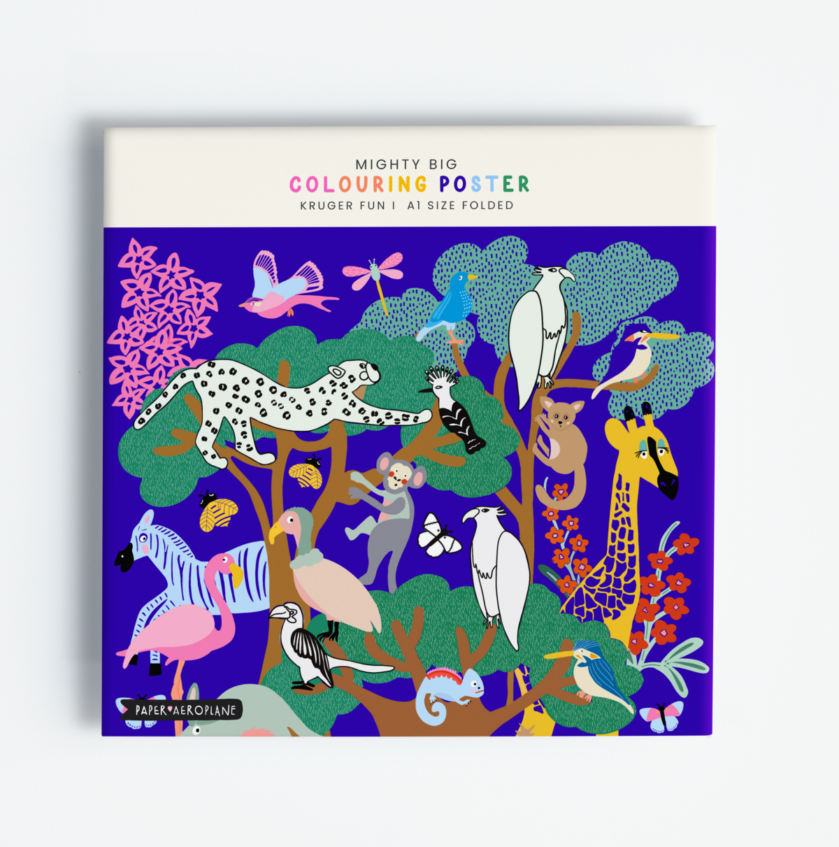 Kruger Park Mighty Big Colouring Poster