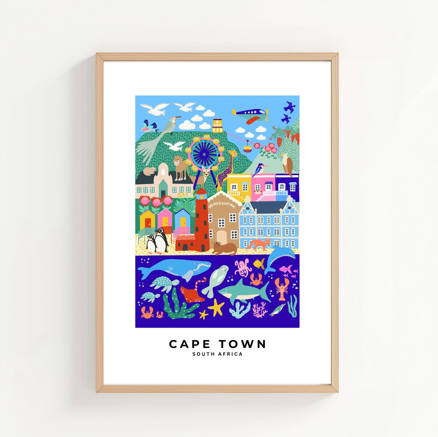 Cape Town Print (A3 Unframed)