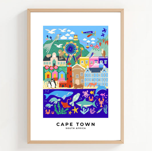 Cape Town Print (A3 Unframed)