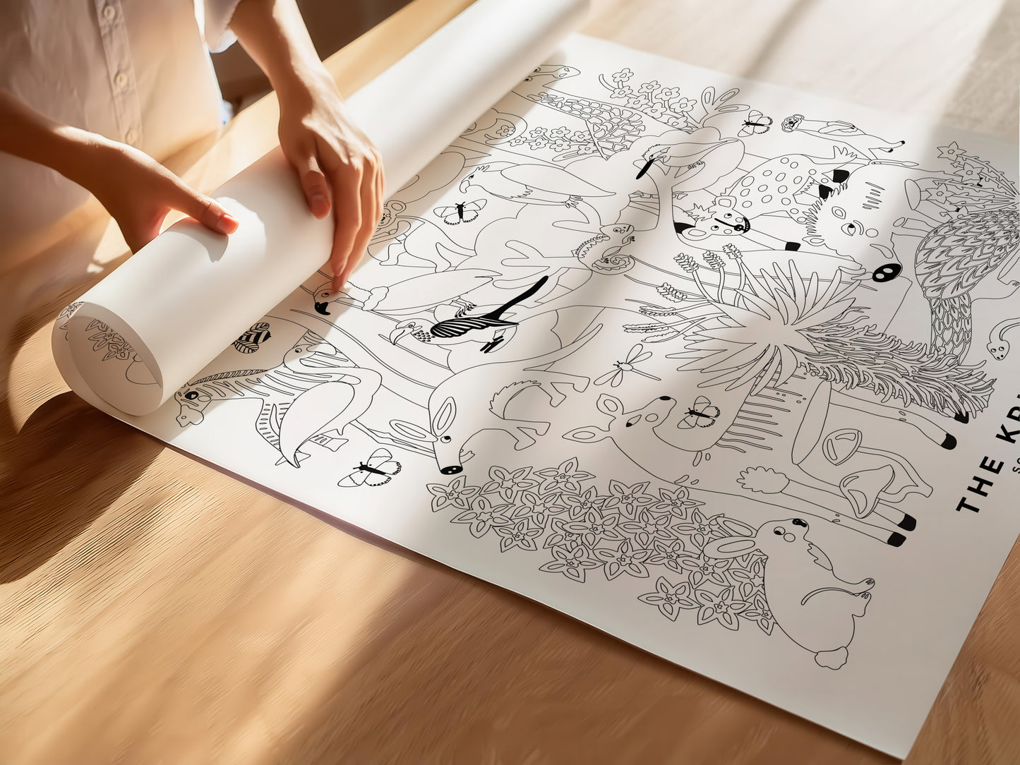 Kruger Park Mighty Big Colouring Poster