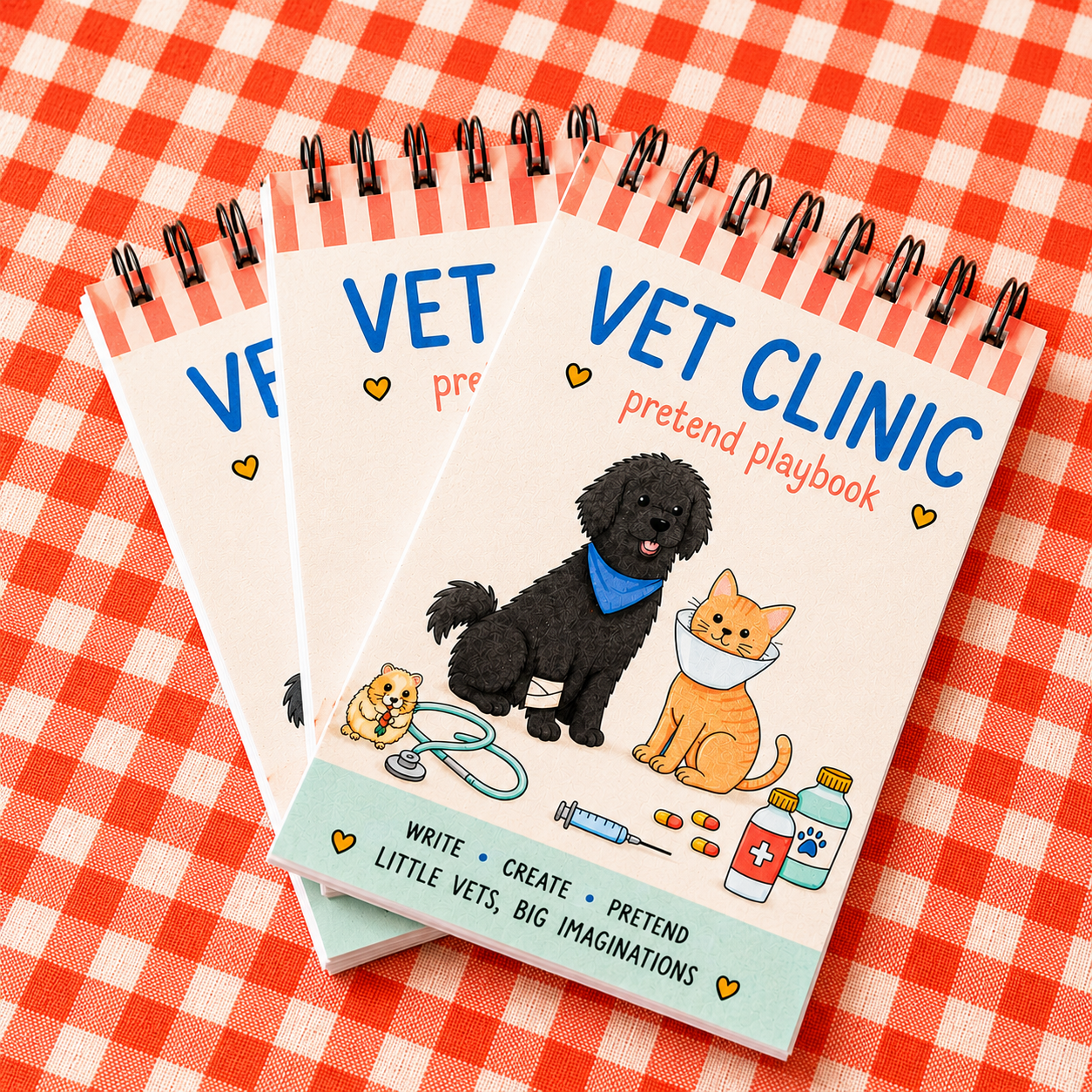 Vet Clinic Pretend Play Activity Pad