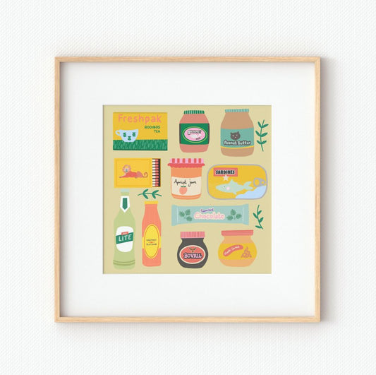 SA Essentials Print Unframed Green (300x300mm)