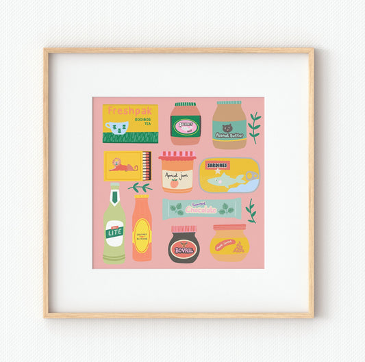 SA Essentials Print Unframed Coral (300x300mm)