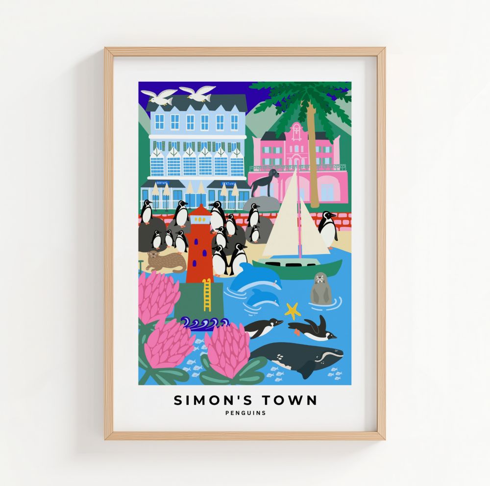 Simon’s Town Penguins Print