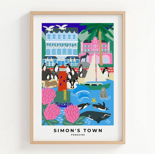 Simon’s Town Penguins Print