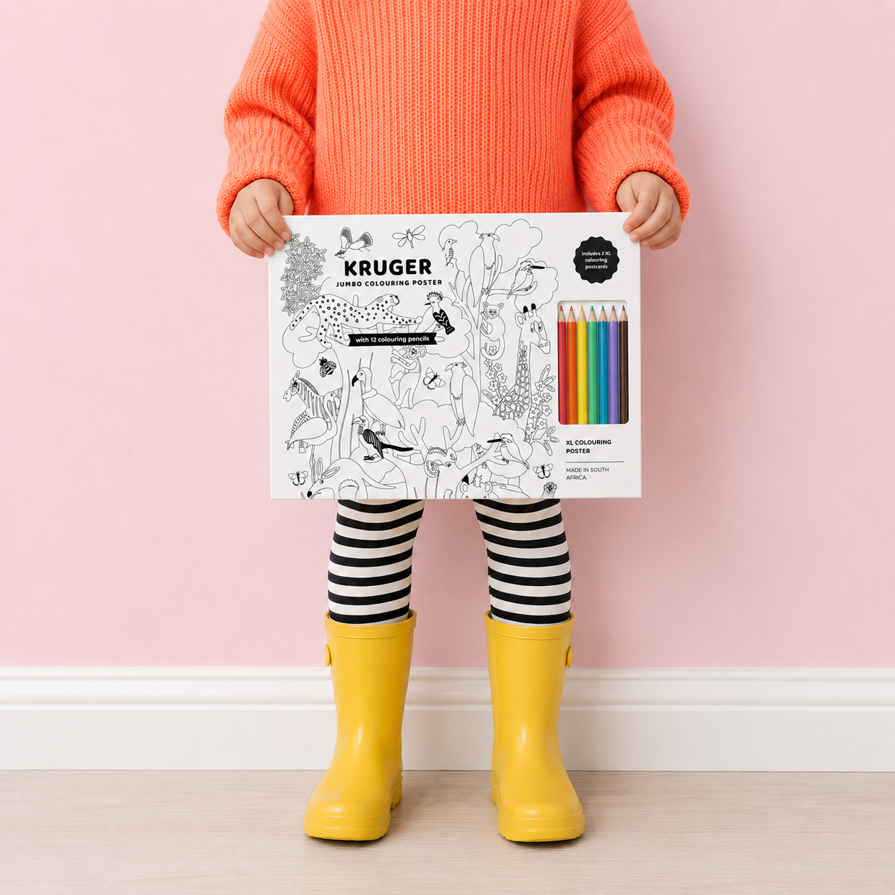 Jumbo Kruger Colouring Poster