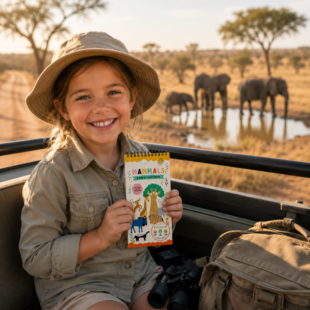 Safari Mammals Mini Activity Book