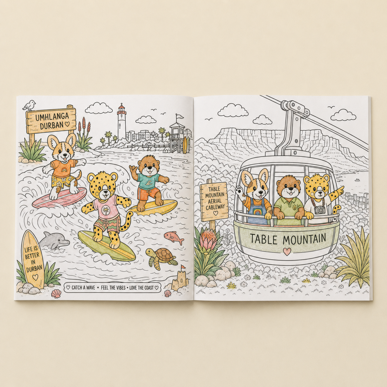 Ollie and Chommies Colouring Book