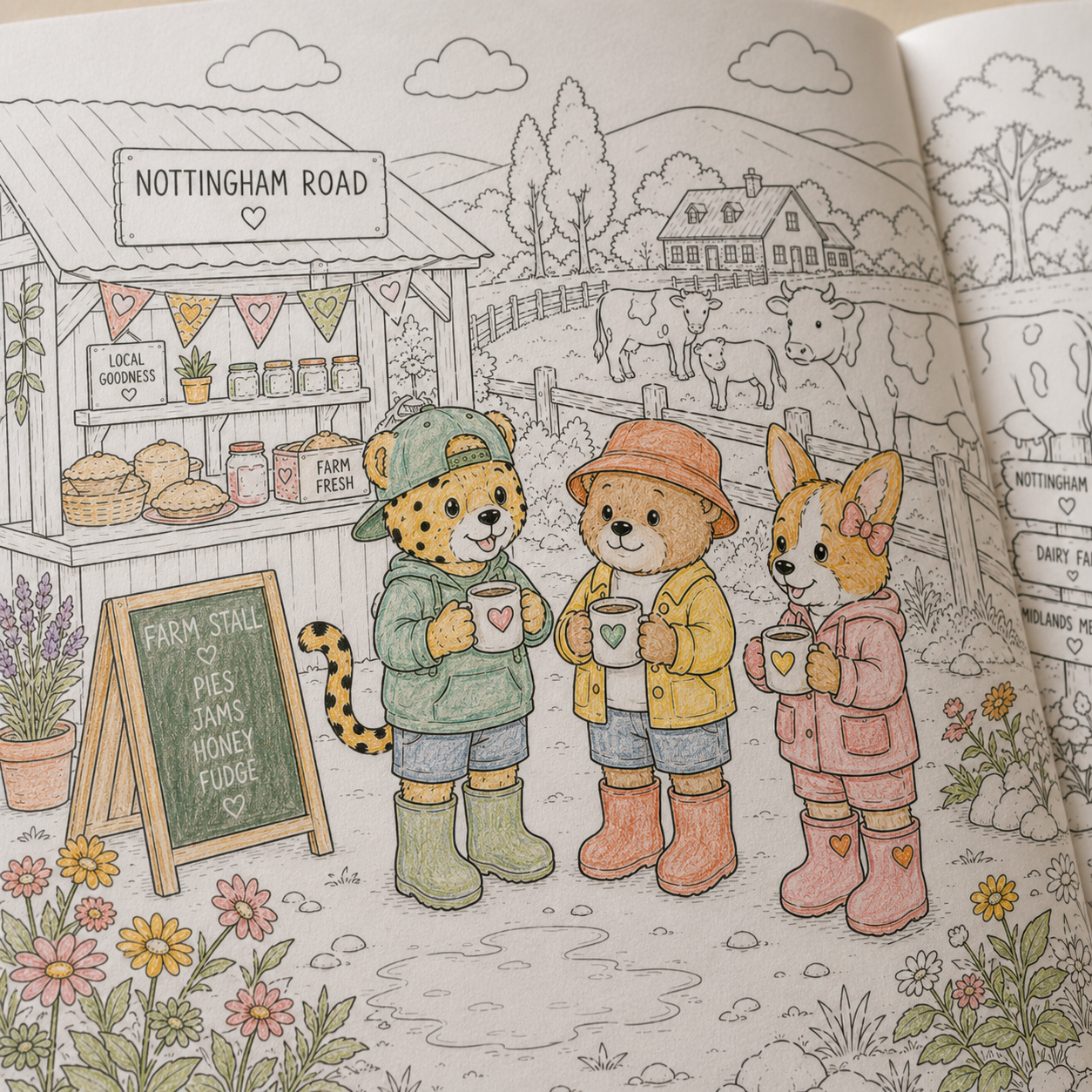 Ollie and Chommies Colouring Book