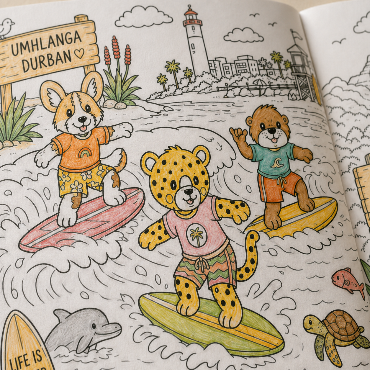 Ollie and Chommies Colouring Book