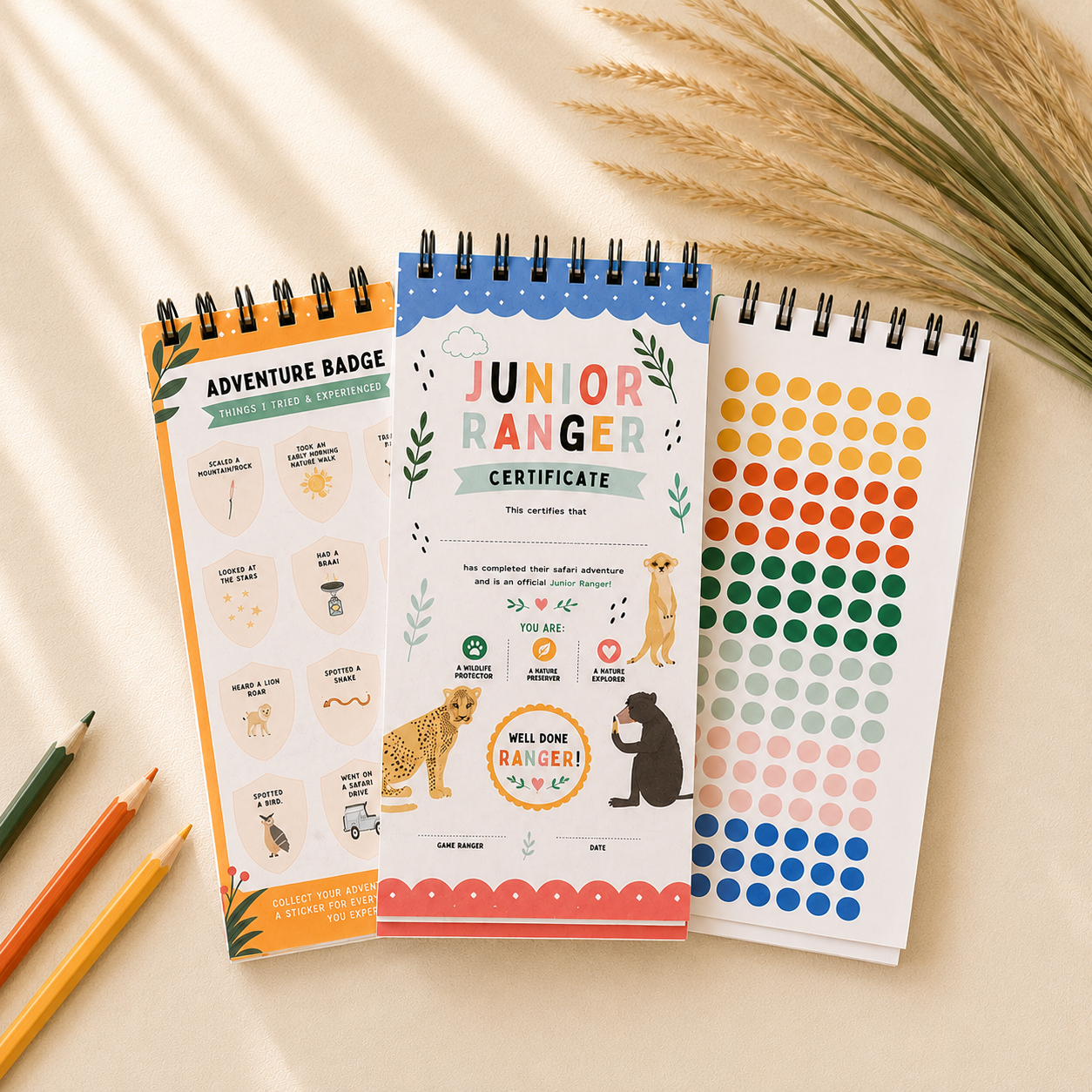Safari Mammals Mini Activity Book