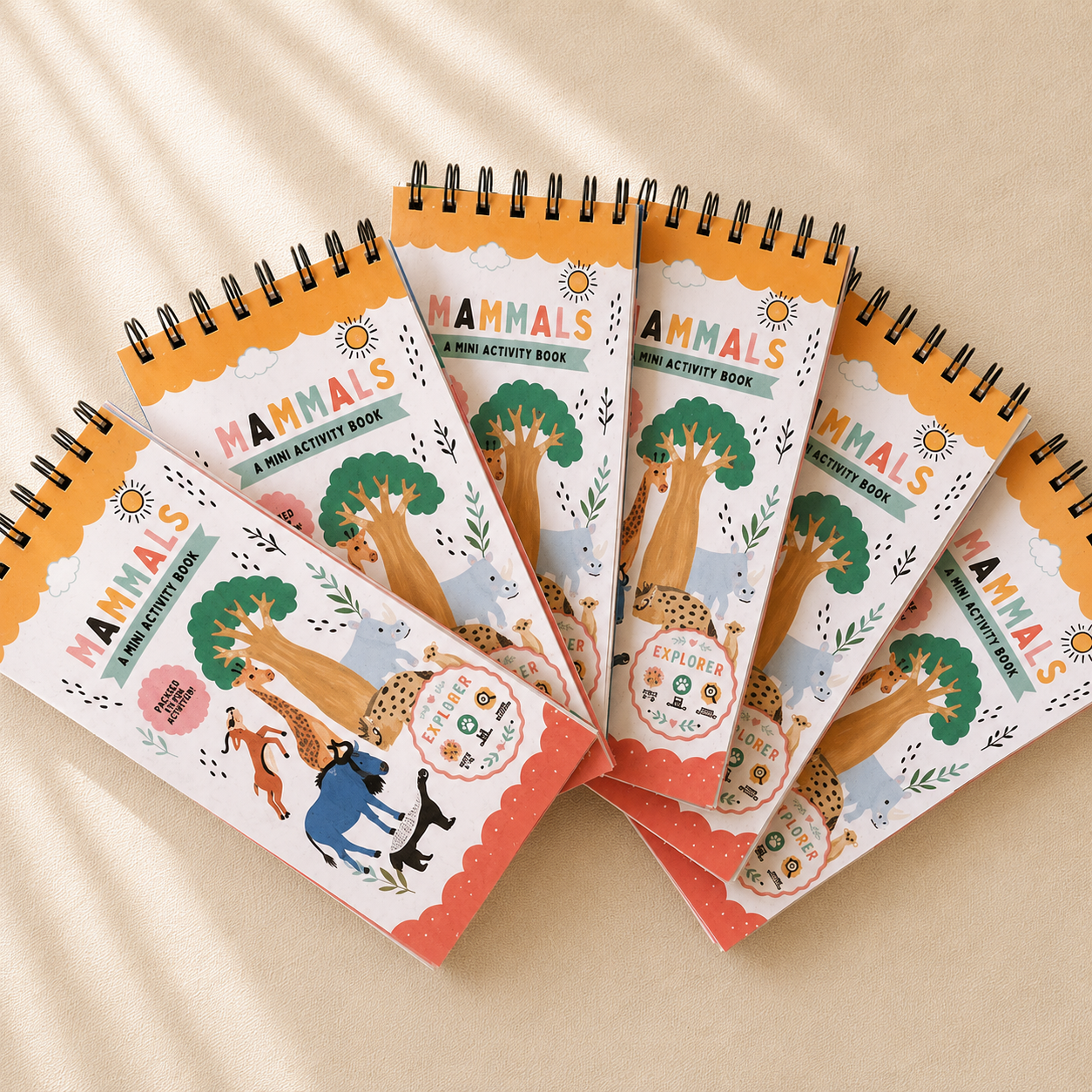 Safari Mammals Mini Activity Book